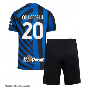 Billige Fotballdrakt Inter Milan Hakan Calhanoglu #20 Replika Hjemmedraktsett Barn 2024-25 Kortermet (med bukser)